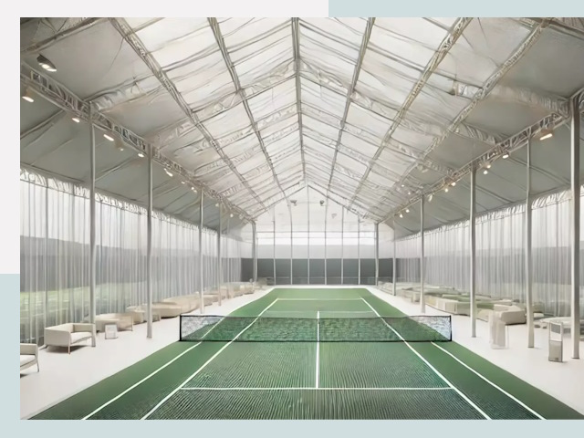 Строительство теннисных кортов в Майкопе