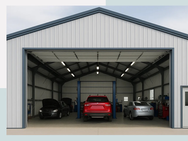 Ангары из сэндвич панелей от 607 руб. в Майкоп