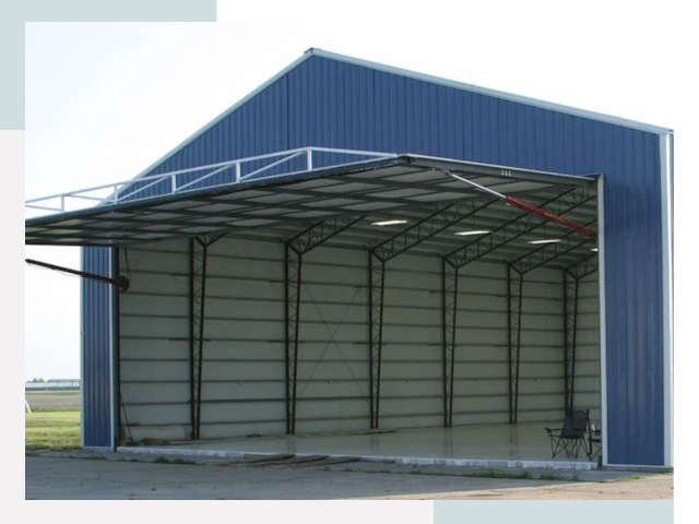 Прямо стенные ангары в Майкопе