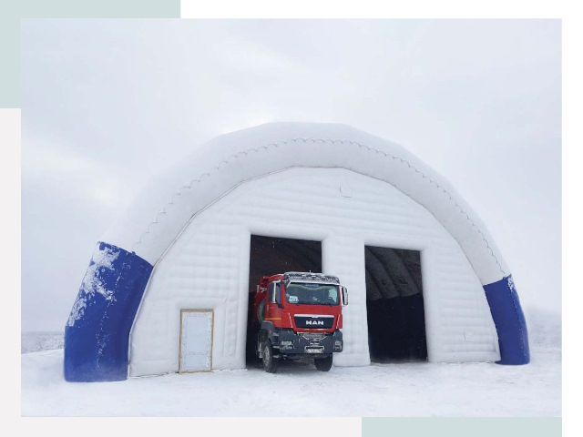 Мобильные ангары в Майкопе