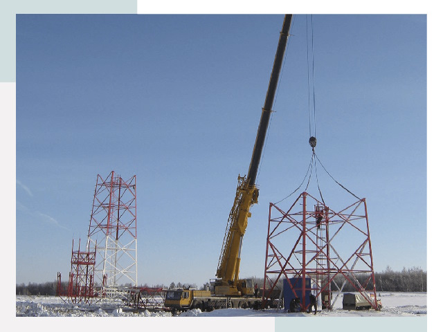 Монтаж вышек связи в Майкопе