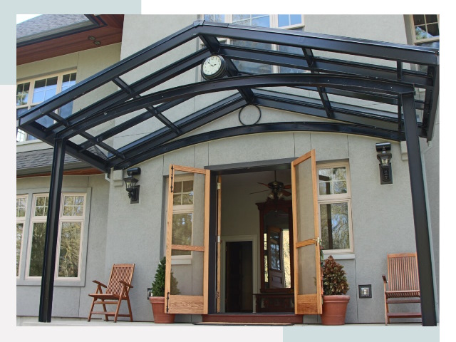 Козырьки металлические в Майкопе