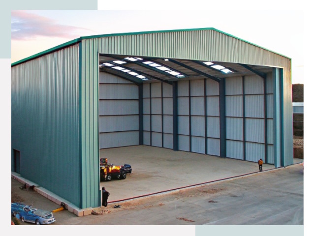 Строительство ангаров в Майкопе