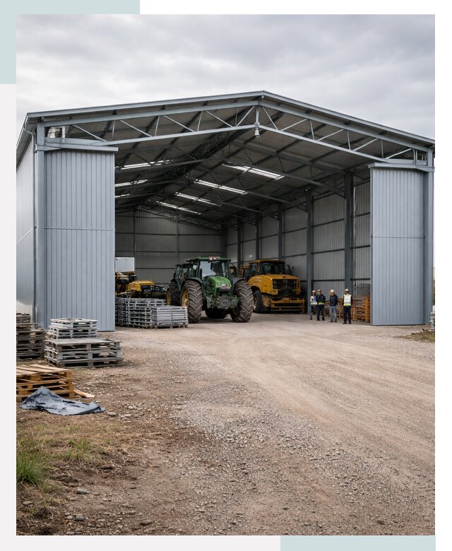 Ангары для сельхозтехники в Майкопе от 20218 р. | СтальСтрой-Мкп