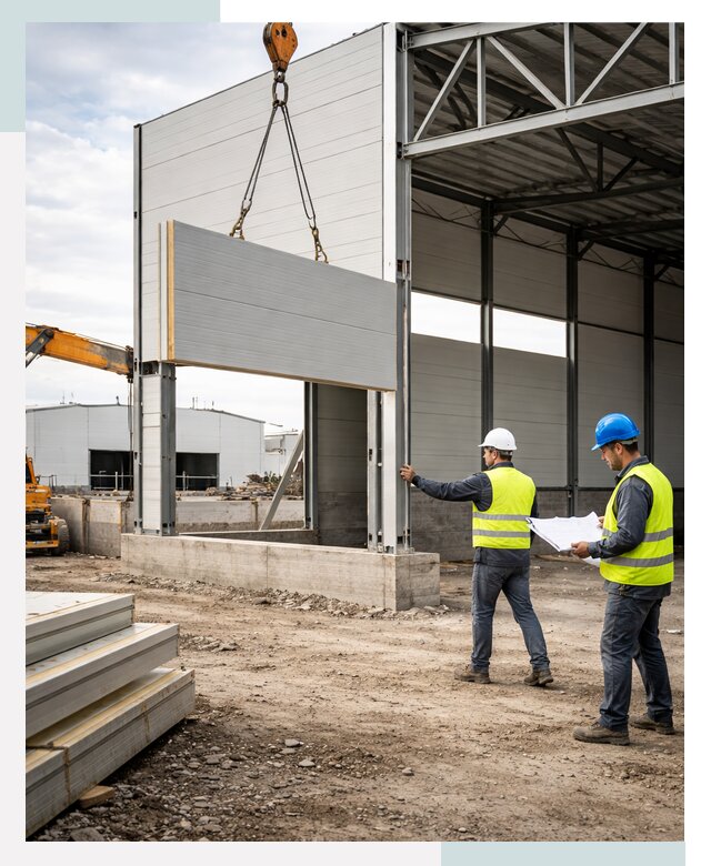 Склад из сэндвич панелей под ключ в Майкопе от 9604 р. | СтальСтрой-Мкп