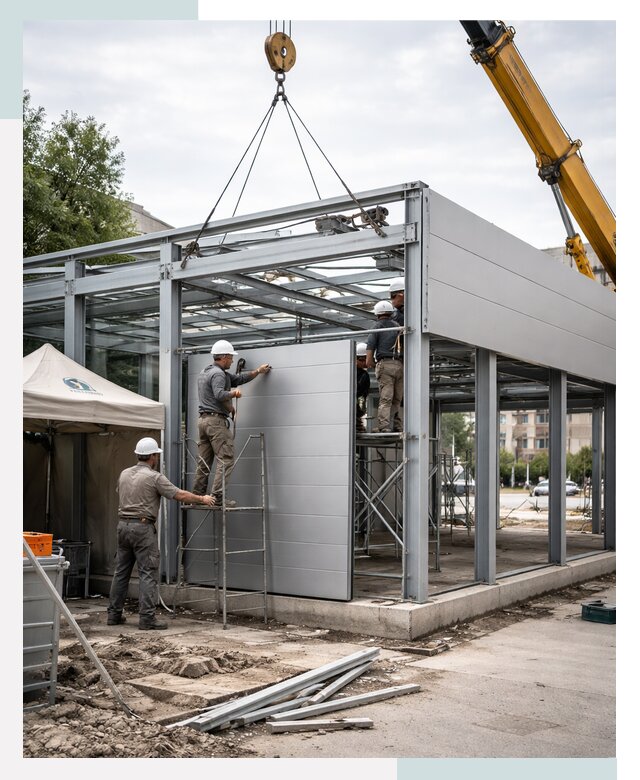 СтальСтрой-Мкп: торговый павильон под ключ в Майкопе от 35382 р.