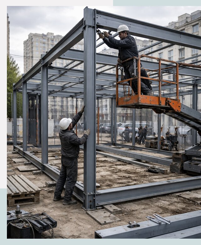 Строительство и монтаж торговых павильонов под ключ в Майкопе