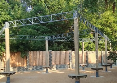 Терраса из металлоконструкций под ключ, проектирование, изготовление и монтаж от СтальСтрой-Мкп